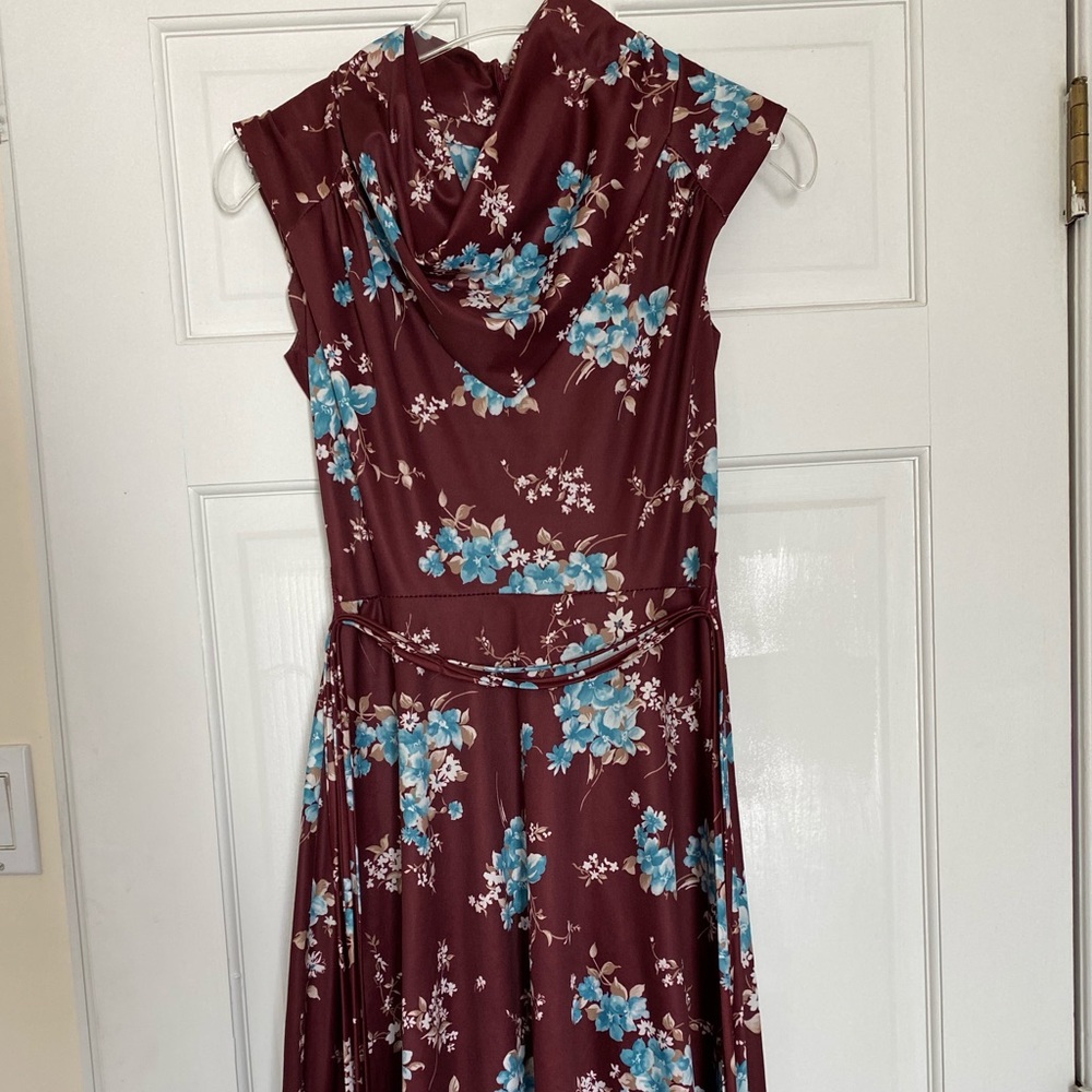 VINTAGE midi floral dress